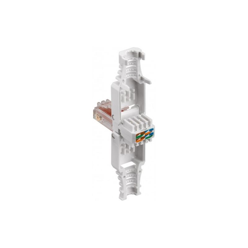 Miniatuur van RJ45 connector CAT5e unshielded - geschikt voor soepele en stugge kern - toolless (DC-RJ45-UTP5-TL)