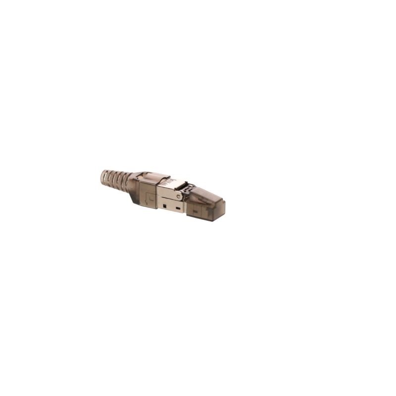 Miniatuur van RJ45 connector CAT6a shielded - alleen voor stugge kern - toolless per stuk (DC-RJ45-SFTP6AS-PRO)