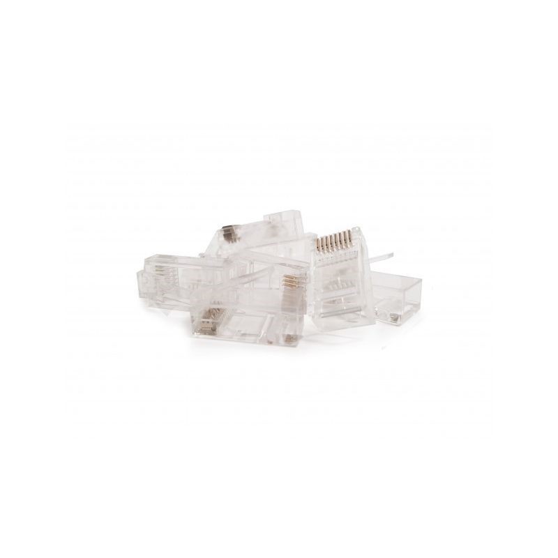 Miniatuur van RJ45 connector CAT6a unshielded - alleen voor stugge kern - per 10 stuks (DC-RJ45-UTP6AS-10PCE)