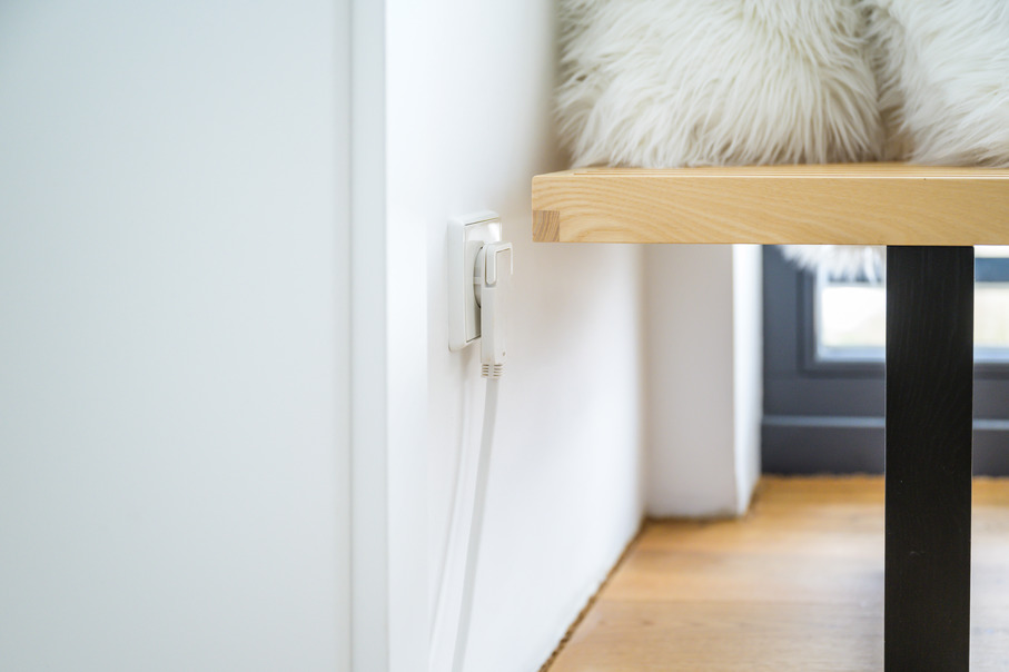 Miniatuur van BRENNENSTUHL verlengsnoer 10 meter H05VV-F 3x1.5 met platte stekker en contrastekker - wit (1168980210)