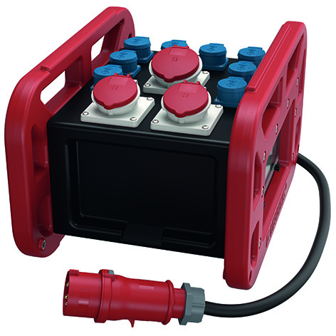 Miniatuur van Mennekes EverBOX 11-voudige stroomverdeler 32A 5-polig 400V IP44 (9502956RT)