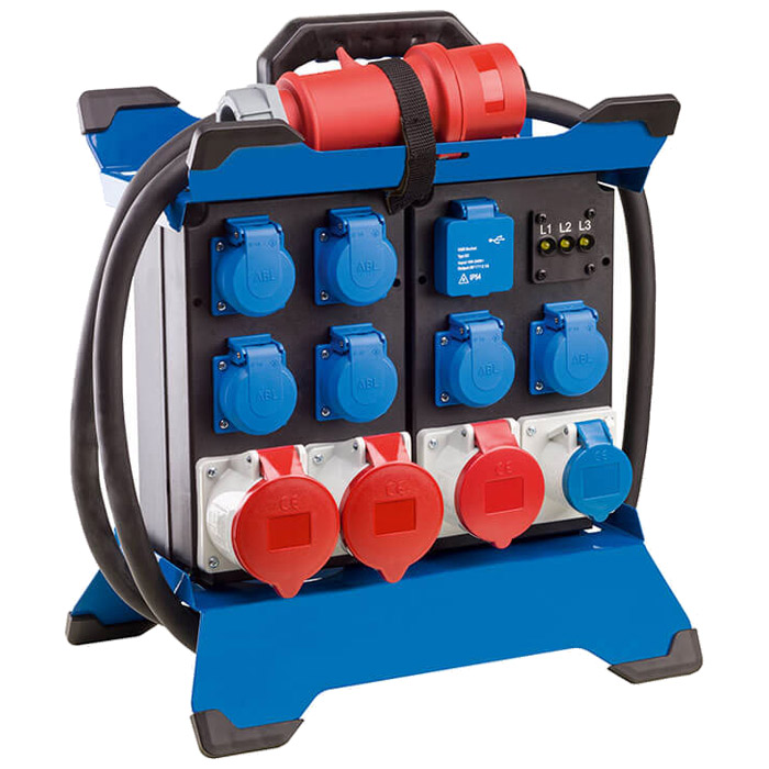 Miniatuur van Schwabe stecky 9-voudige stroomverdeler 32A 5-polig 400V IP44 (60934)