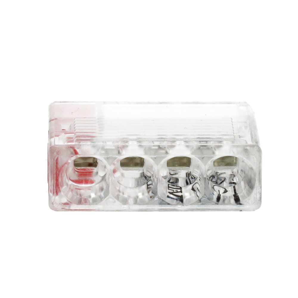 Miniatuur van EMhub mini lasklem 4-voudig 0,5-2,5 mm² steekverbinding - per 100 stuks (4083008)