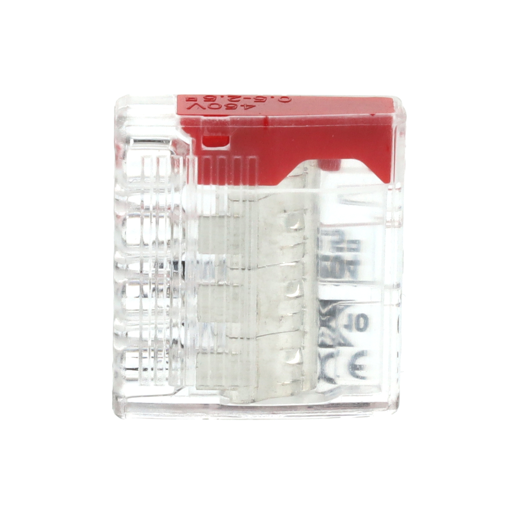 Miniatuur van EMhub mini lasklem 4-voudig 0,5-2,5 mm² steekverbinding - per 100 stuks (4083008)