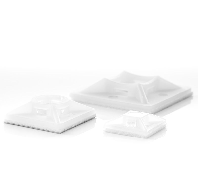 Miniatuur van WKK plakzadel 4.4x19mm doorvoer max. 4mm transparant - per 100 stuks (11951971)