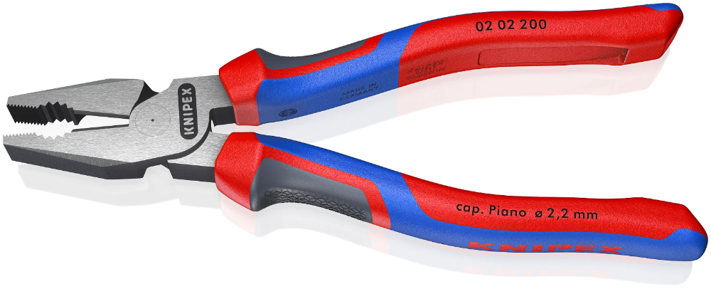 Miniatuur van KNIPEX combinatietang kracht comfortgrepen 200mm (202200)