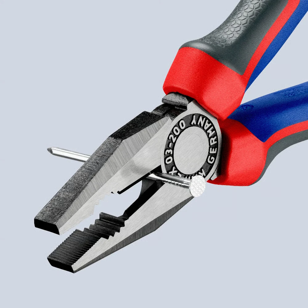 Miniatuur van KNIPEX combinatietang comfortgrepen 200mm (302200)