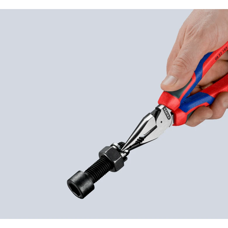 Miniatuur van KNIPEX combinatietang spitse punt 185mm 3-comp comfort (822185)