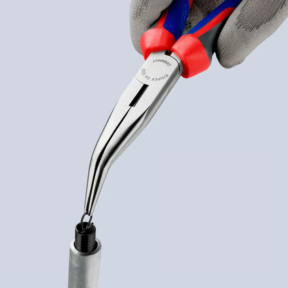 Miniatuur van KNIPEX langbektang 45° + zijsnede 200mm (2622200)