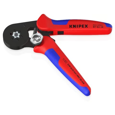 Miniatuur van KNIPEX krimptang adereindhulzen zij-invoer 180mm (975314)