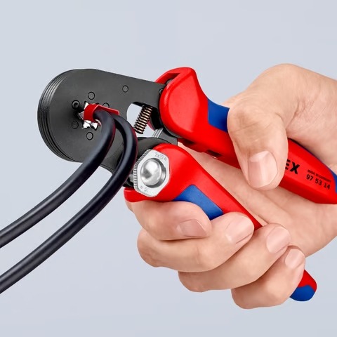Miniatuur van KNIPEX krimptang adereindhulzen zij-invoer 180mm (975314)