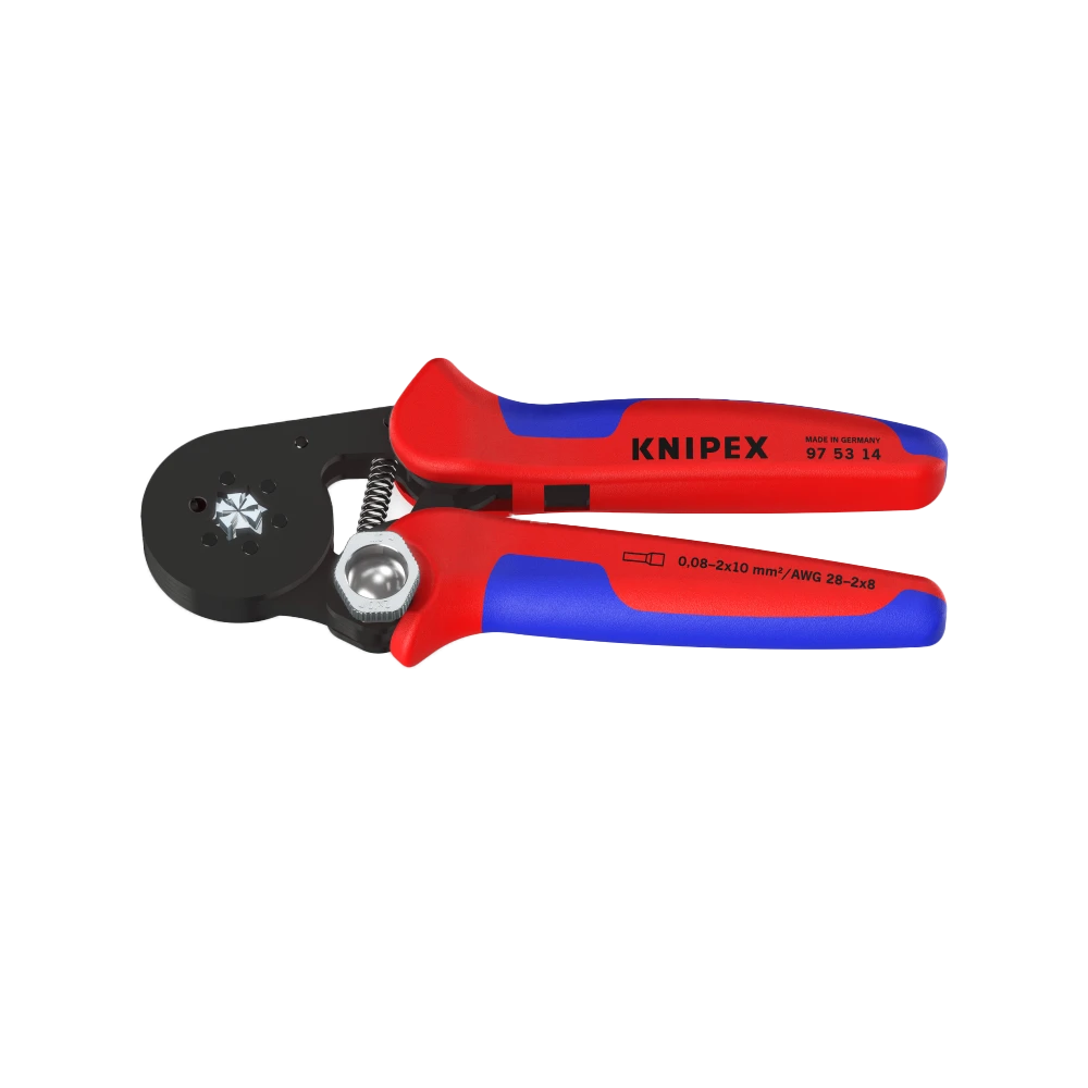 Miniatuur van KNIPEX krimptang adereindhulzen zij-invoer 180mm (975314)