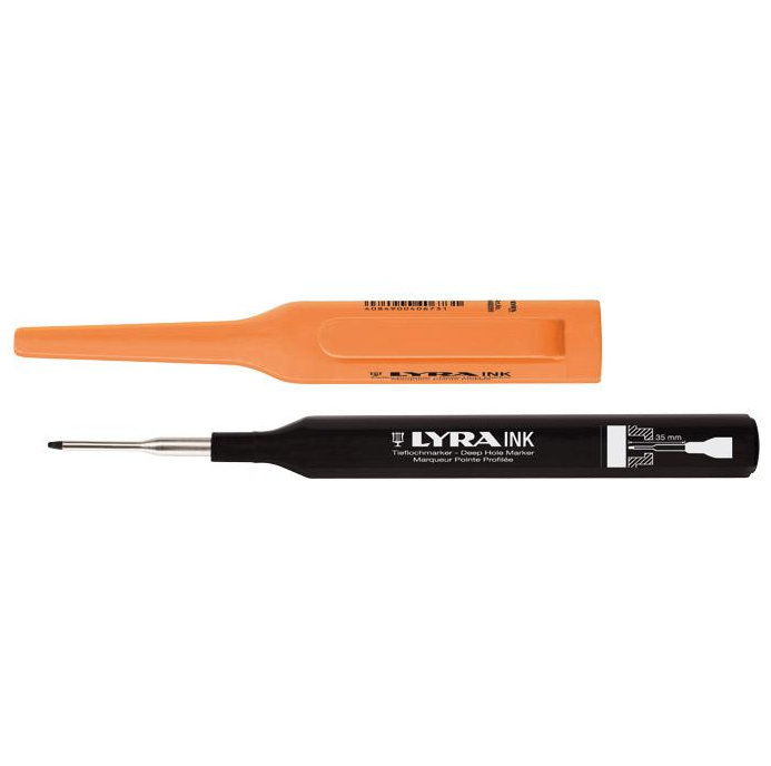 Miniatuur van Kadeem merkstift zwart voor diepe gaten (4480099)