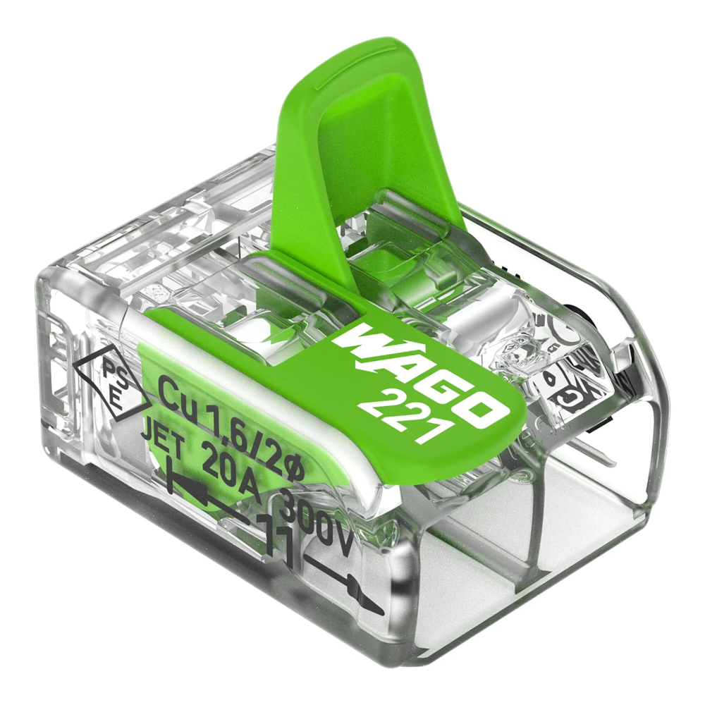 Miniatuur van Wago lasklem 2-voudig 4mm² 100 stuks (221-422)
