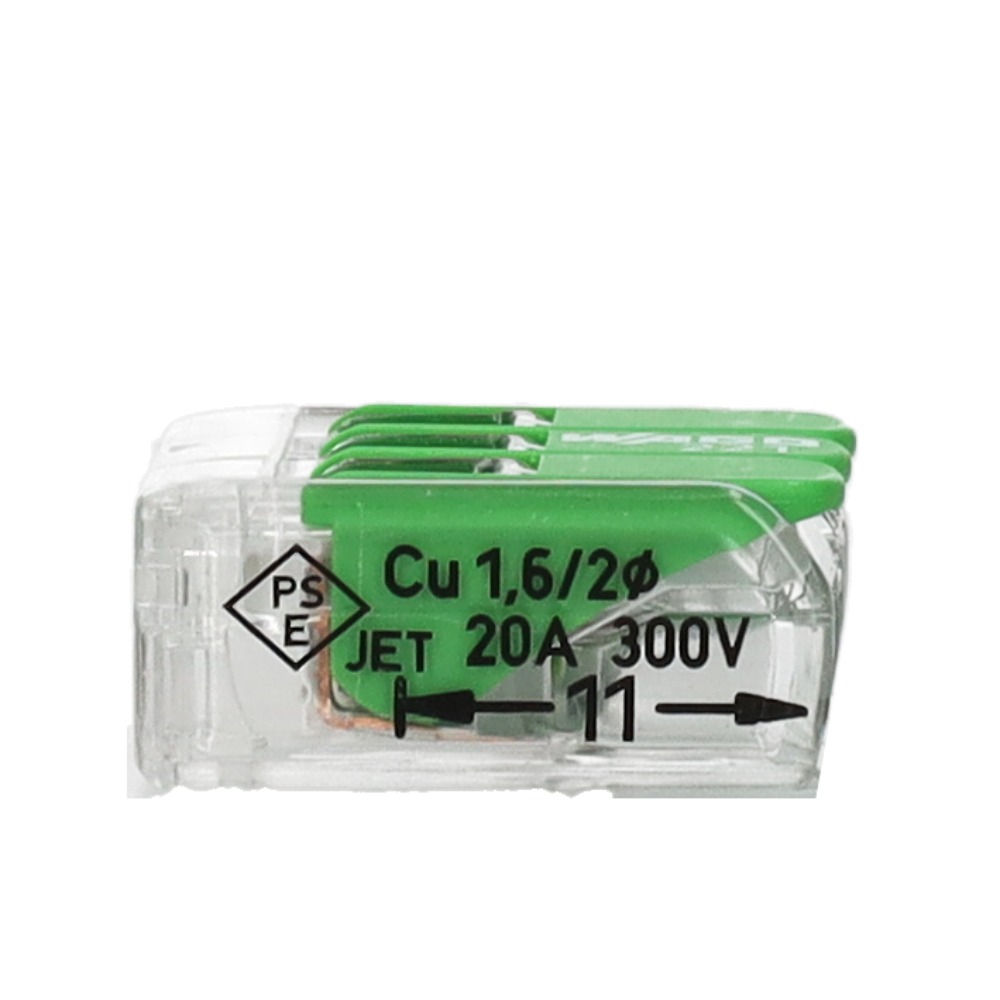 Miniatuur van Wago lasklem 3-voudig 4mm2 per 50 stuks (221-423)