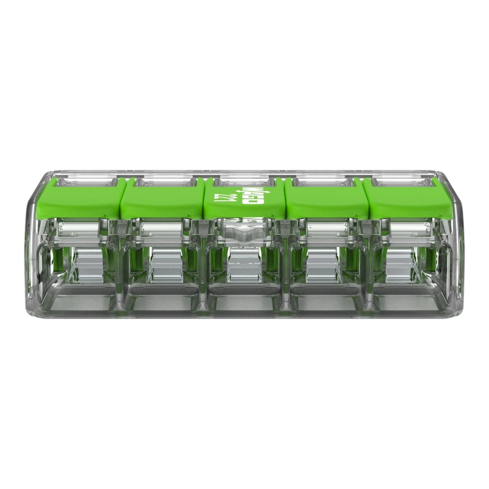 Miniatuur van Wago lasklem 5-voudig 4 mm² per 25 stuks (221-425)