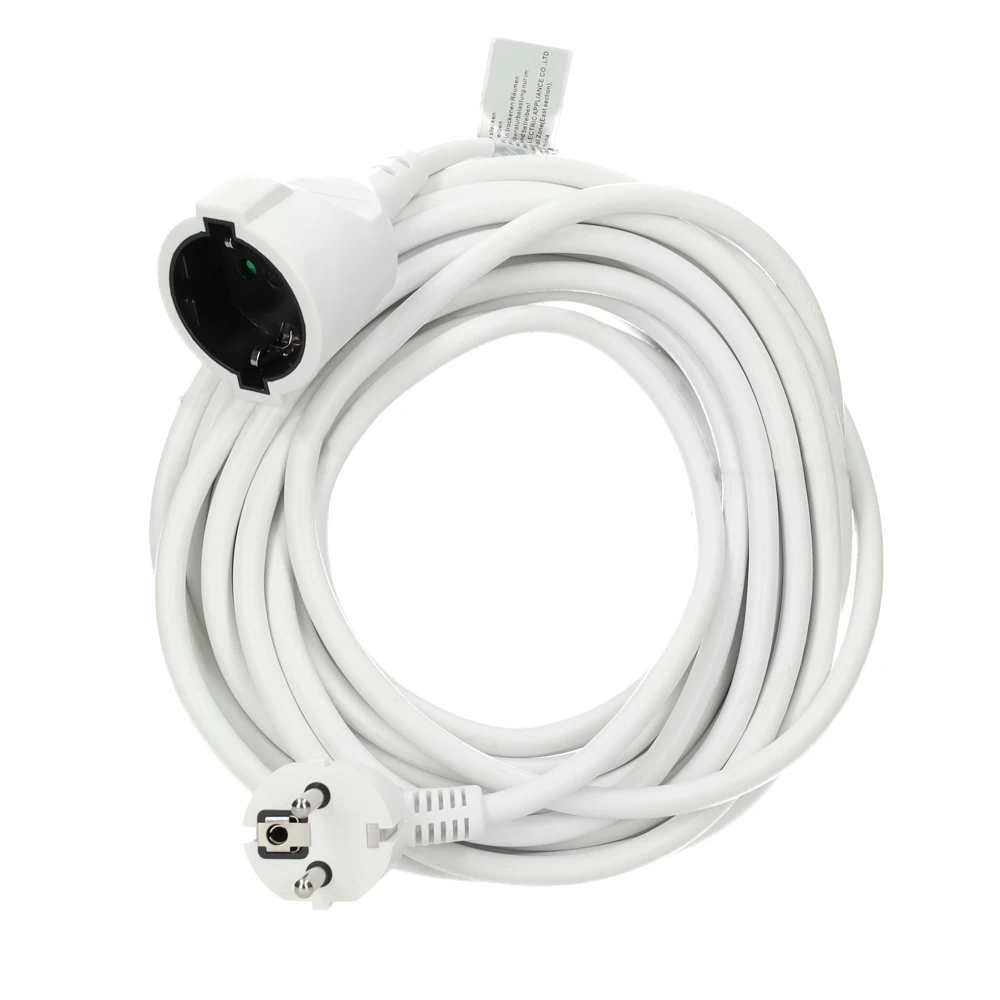 Miniatuur van EMhub verlengsnoer 10 meter H05VV-F 3x1.5 met Schuko en contrastekker - wit (4087103)