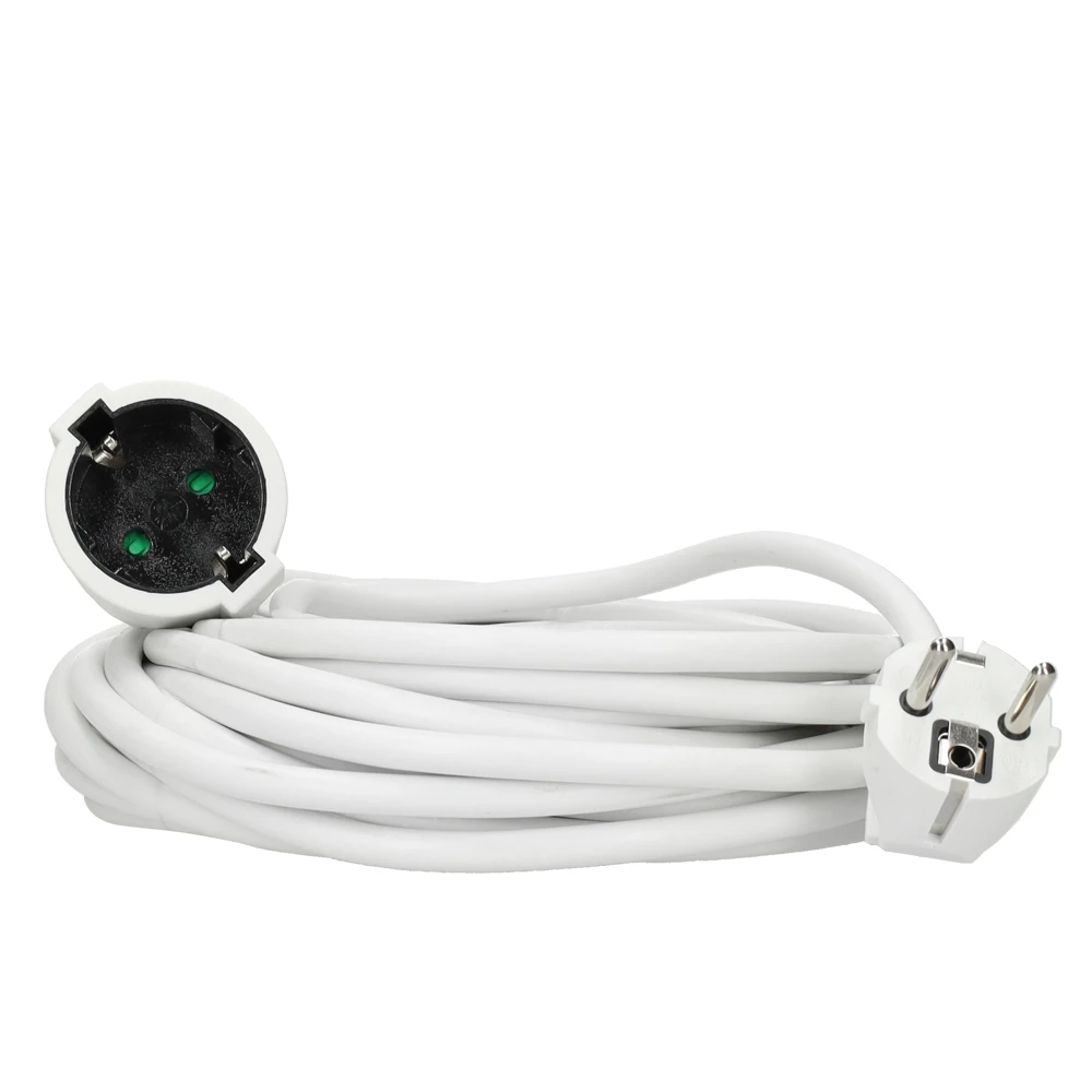 Miniatuur van EMhub verlengsnoer 20 meter H05VV-F 3x1.5 met Schuko en contrastekker - wit (4087104)