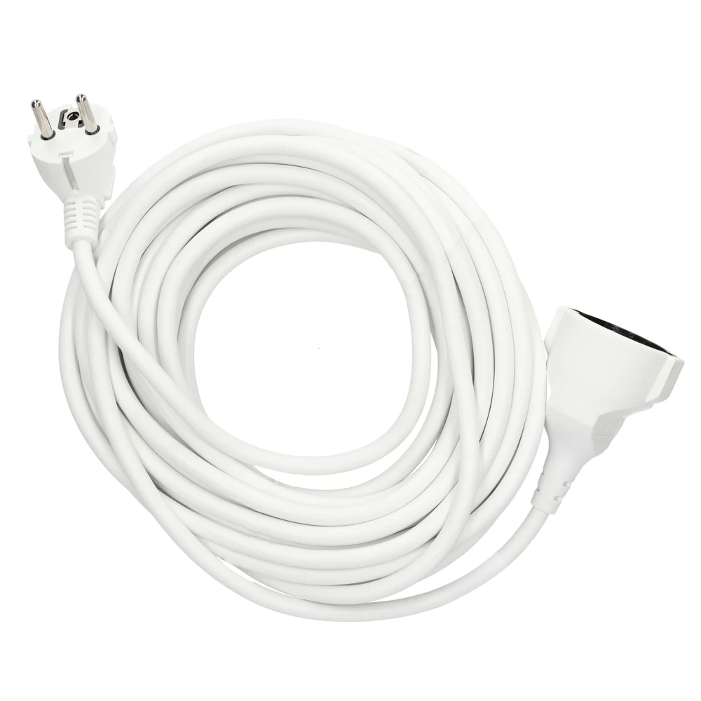 Miniatuur van EMhub verlengsnoer 20 meter H05VV-F 3x1.5 met Schuko en contrastekker - wit (4087104)