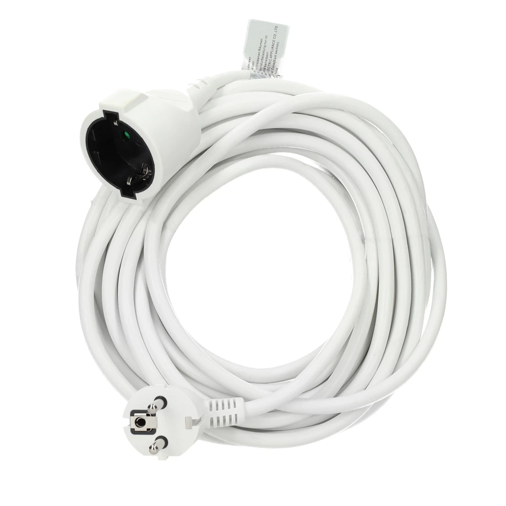 Miniatuur van EMhub verlengsnoer 20 meter H05VV-F 3x1.5 met Schuko en contrastekker - wit (4087104)