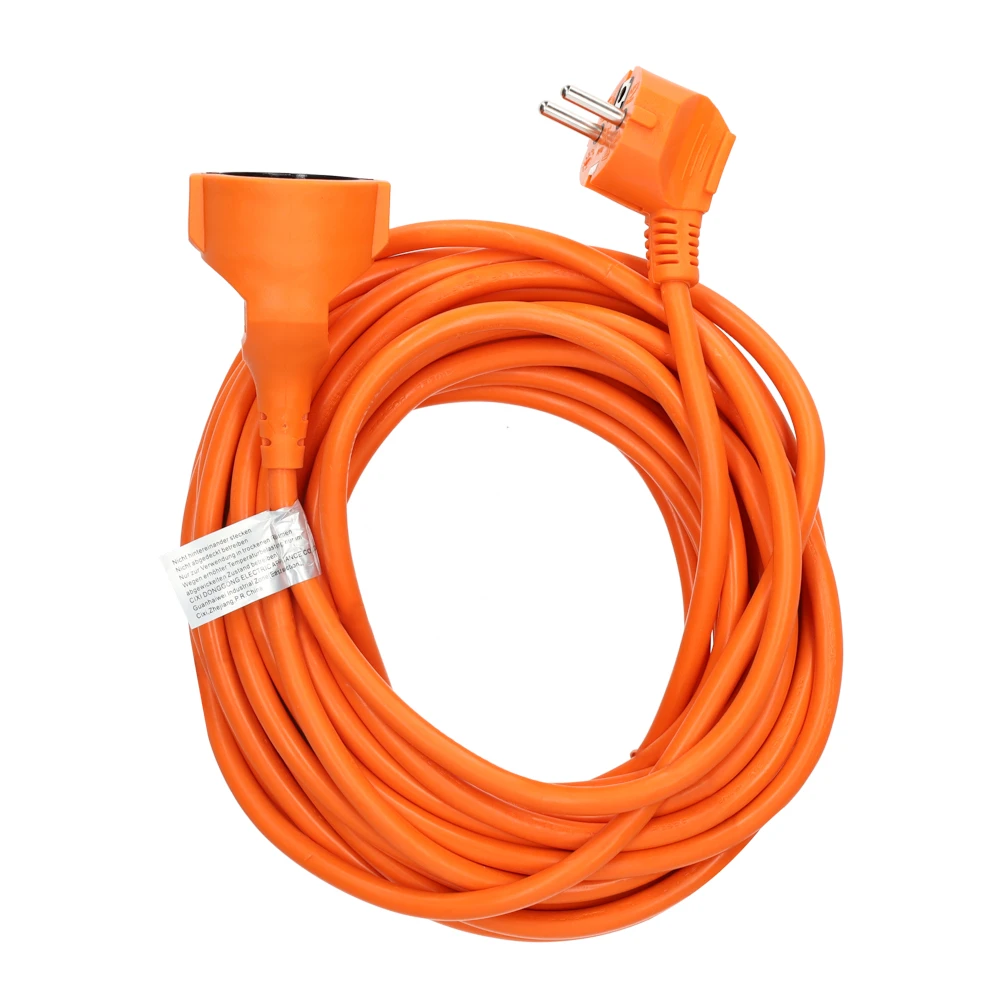 Miniatuur van EMhub verlengsnoer 10 meter H05VV-F 3x1.5 met Schuko en contrastekker - oranje (4087105)
