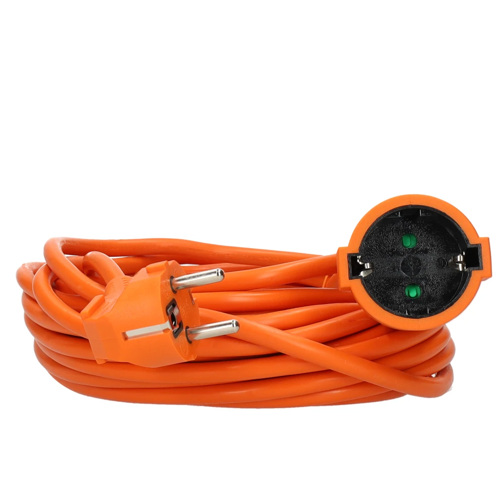 Miniatuur van EMhub verlengsnoer 20 meter H05VV-F 3x1.5 met Schuko en contrastekker - oranje (4087106)