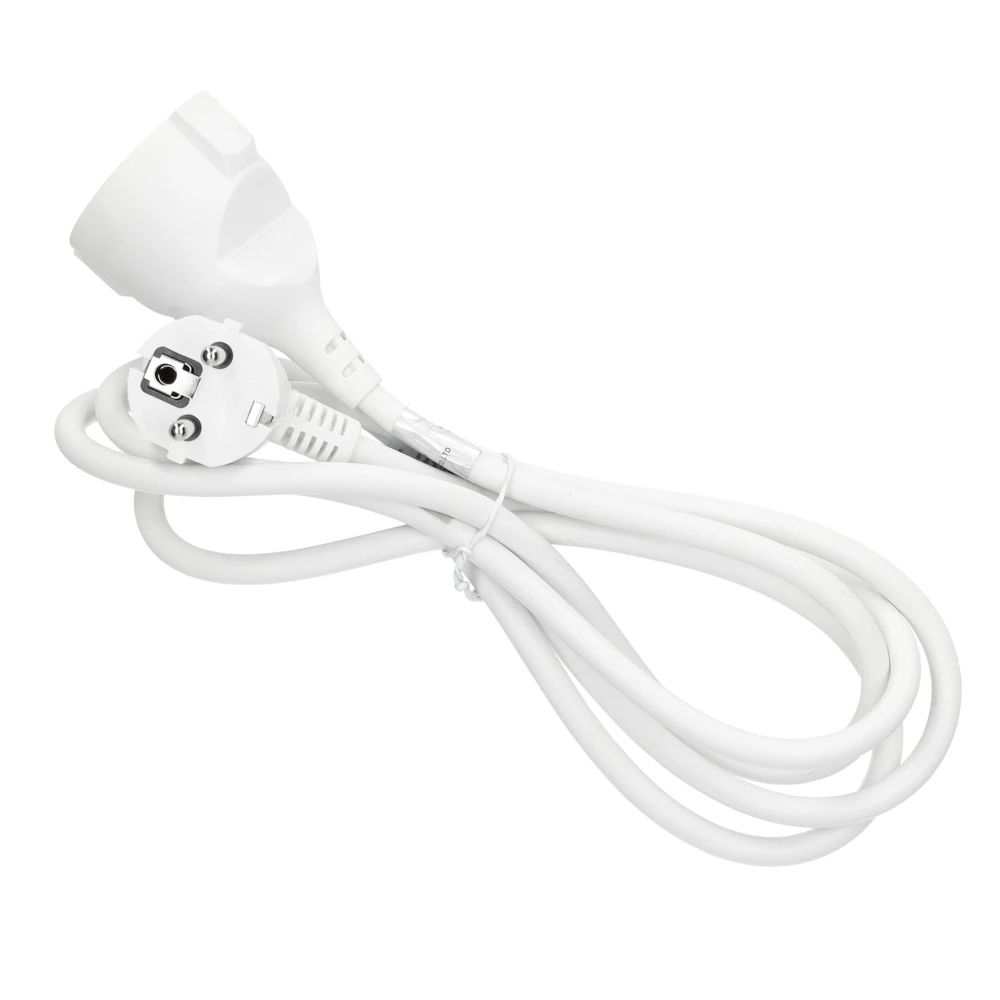 Miniatuur van EMhub verlengsnoer 1 meter H05VV-F 3x1.5 met Schuko en contrastekker - wit (4087113)