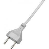 Miniatuur van Netsnoer VMVL met eurostekker (H03VVH2-F) 2x0.75mm² 5 meter wit