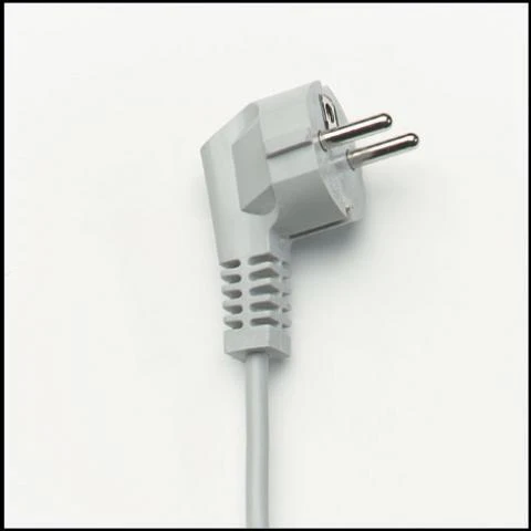 Miniatuur van netsnoer met schuko stekker 3x0.75mm2 2 meter zwart (517400014)