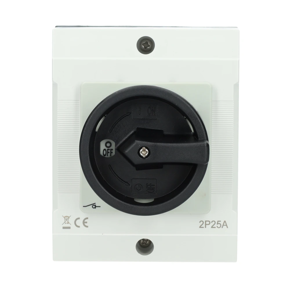 Miniatuur van EMAT werkschakelaar 2-polig 25A zwart (85013002)