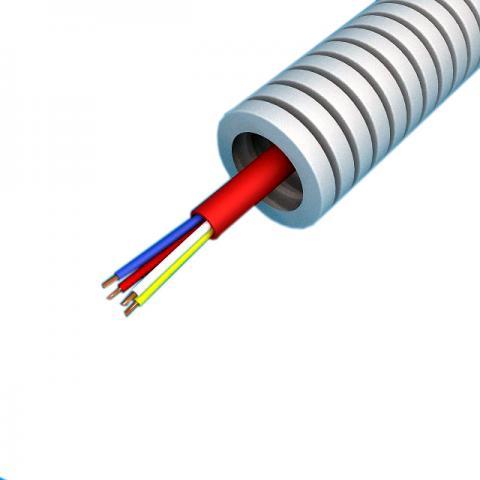 Miniatuur van Snelflex flexibele buis brandalarmkabel YR-mb rood 4x0.8mm - 16mm per rol 100 meter (SFYR04R)