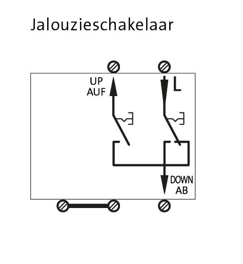 Miniatuur van Kopp sokkel jaloezieschakelaar voor afdekking dubbele drukknop terugverend inbouw (503900005)