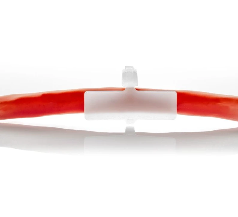 Miniatuur van WKK tie wraps 4.8x220mm met markeerlabel (13X28mm) transparant - per 100 stuks (112136971)