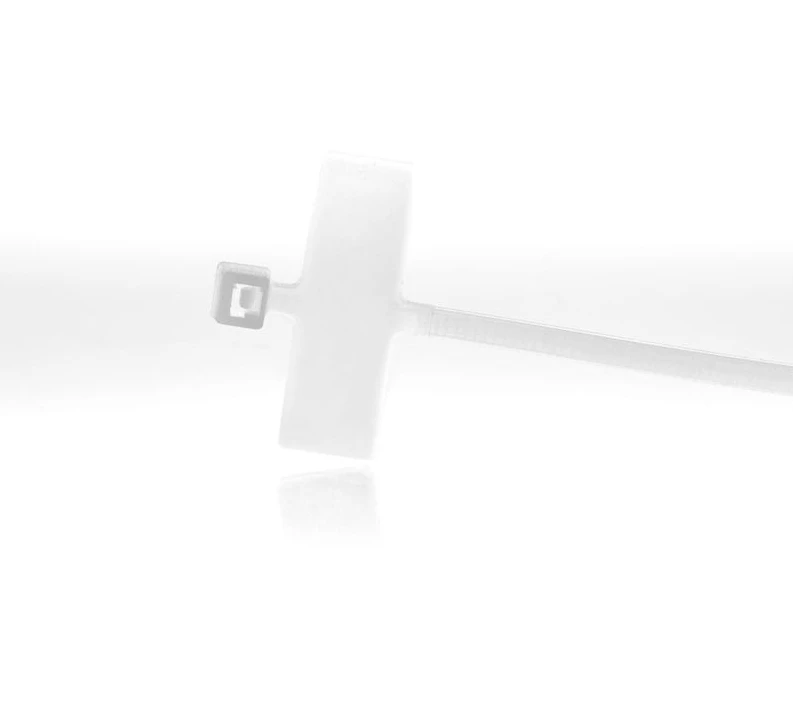 Miniatuur van WKK tie wraps 4.8x220mm met markeerlabel (13X28mm) transparant - per 100 stuks (112136971)