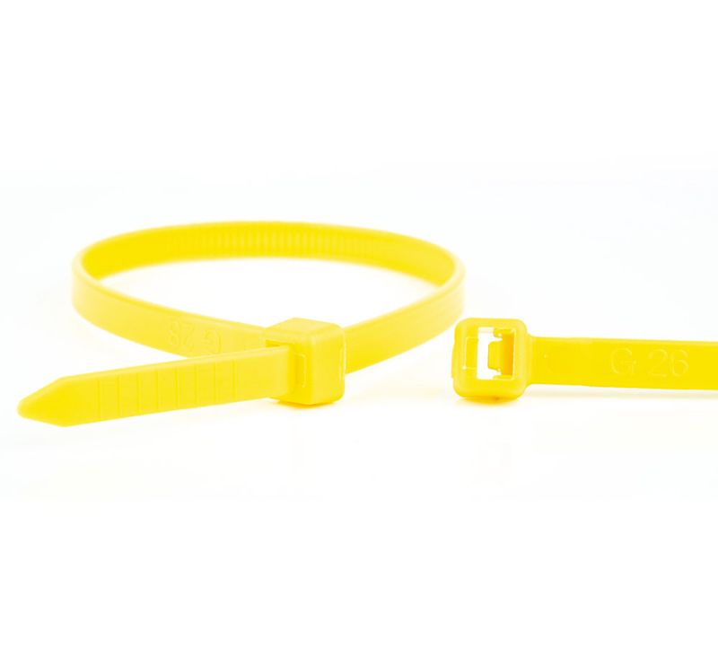 Miniatuur van WKK tie wraps 4.8x300mm geel - per 100 stuks (110196471)