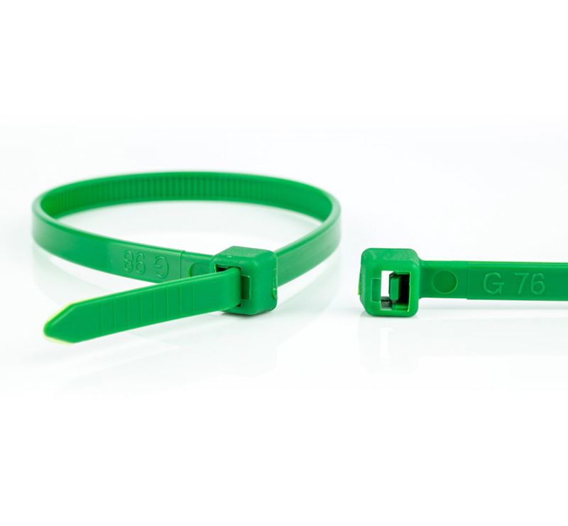 Miniatuur van WKK tie wraps 2.5x100mm groen - per 100 stuks (11032571)