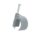 HEKON spijkerclip 16-19mm grijs kunststof per 100 stuks (808)