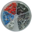 KLEMKO assortimentsdoos geïsoleerde adereindhulzen 0,50-2,50 mm² (ATKR-GPH-KT)