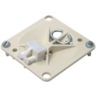 ABB Centraaldoosdeksel met haak en kroonsteen wit (CD/VK)