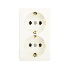 MARTIN KAISER 2-voudig stopcontact met randaarde - elektrowit (715/ws)