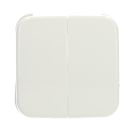 EMAT serieschakelaar wip/knop - wit (EMATS016)