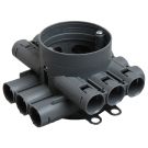 ATTEMA Centraaldoos hol plafond 16/19mm grijs (CH75R)