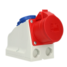 Kopp CEE-Combi-wanddoos 5-polig 400V 6h 16A IP44 (100400005)
