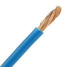 Aansluitdraad 6 mm2 blauw per meter