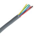 Dynamic signaalkabel YR 6x0.8mm² Dca-s2,d0,a3 grijs per rol 100 meter