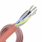 Siliconenkabel SiHF 5x2.5mm² per rol 100 meter