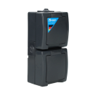 Kopp NAUTIC stopcontact ip44 verticaal met randaarde 2-voudig opbouw antraciet