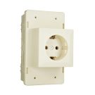 Power deksel met stopcontact voor universele lasdoos - wit (2071.000)