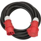 BRENNENSTUHL krachtstroomkabel 32A 400V 25 meter H07RN-F 5x6 met CEE en contrastekker - zwart (1167320250)