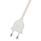 Bailey netsnoer VMVL met eurostekker 2X0.75mm² 2 meter wit